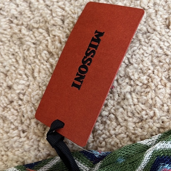 New! Missoni chevron multi colored knit headband.